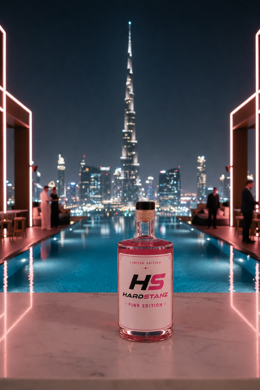 HardStanz Pink Edition – Premium Belgian Dry Gin | 700ml | 40% vol