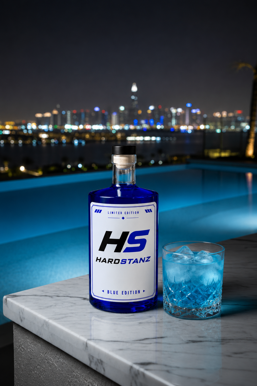 HardStanz Blue Edition – Premium Belgian Dry Gin | 700ml | 40% vol