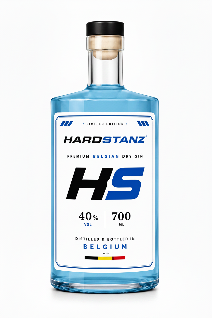 HardStanz Blue Edition – Premium Belgian Dry Gin