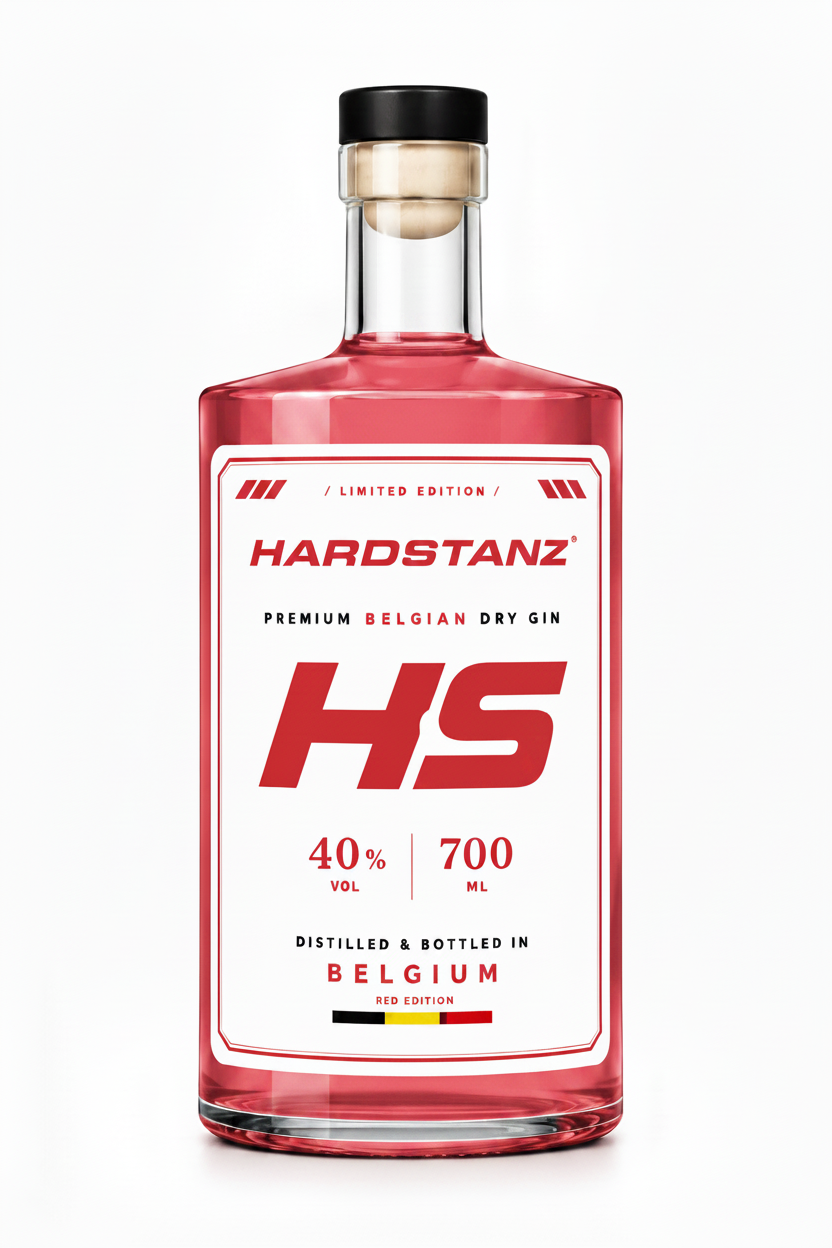 HardStanz Red Edition – Premium Belgian Dry Gin