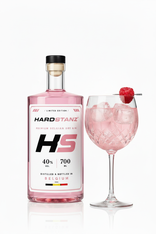 HardStanz Pink Edition – fles met glas